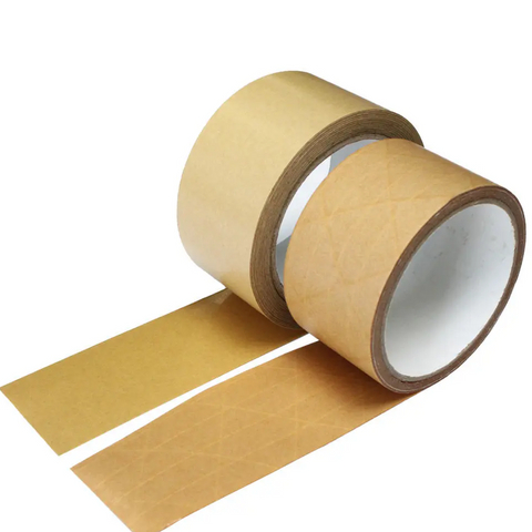 Ruban de papier kraft rayé gommé d'emballage pour le scellage des cartons